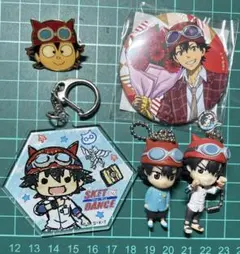 SKETDANCE 藤崎佑助 ボッスン 缶バッジ アクキー ピンズ キーホルダー