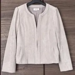 アリスバーリー　素敵なノーカラージャケット