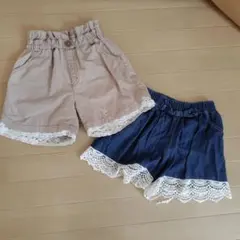 ハーフパンツ 2点セット
