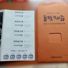 真珠の小箱 近鉄記念乗車券のサムネイル