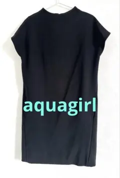 aquagirl アクアガール　ブラック　半袖ワンピースのサムネイル