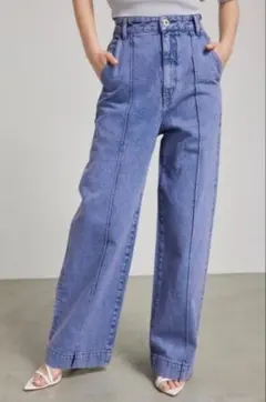 リエンダ　ピンタックJ/W denim PT