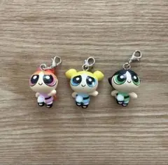 パワーパフガールズ パワパフ めじるしチャーム めじるしアクセサリー ガチャ