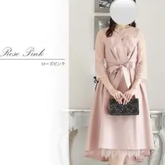 【PourVous】 パーティードレス 結婚式 ワンピース オケージョン Lのサムネイル