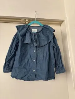 CIAOPANIC TYPY デニム襟付きシャツ　sサイズ　100-110サイズ