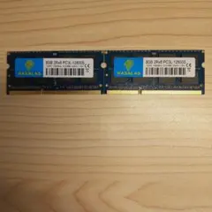 RASALAS 6GB 2Rx8 PC3L-12800S メモリ×2 - メルカリ