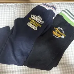 キッズ ロングパンツ 2点セット アメカジ風