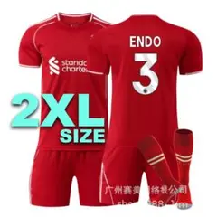 2XLサイズ 25-26年リバプール 遠藤航 サッカー ユニフォーム レプリカ