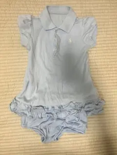 【ラルフローレン】フリル付きポロシャツ、パンツセット