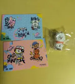 くら寿司　BT21 RJフィギュアキーホルダー　ステッカー