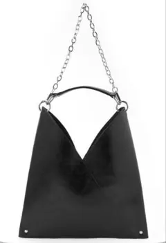 美品　GRL 2wayトライアングルトートバッグ[tr630]