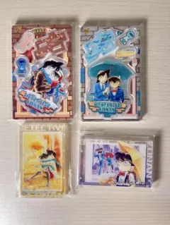 名探偵コナン　海外　アクリルスタンド　マグネット　江戸川コナン　毛利蘭　原作絵