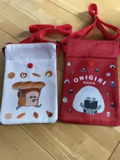 パンどろぼう　ガチャ　スマホショルダー2種