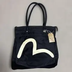 evisu エヴィス トートバッグ ブラック 超希少　商品タグあり　大容量のサムネイル