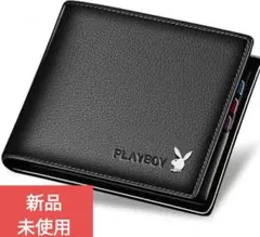 PLAYBOY ブラック 二つ折り財布