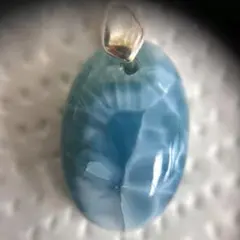 ラリマー　ペンダントトップ　ネックレストップ　天然石　アクセサリー