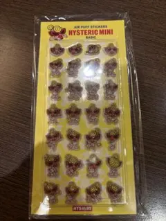 コンビニ払い不可 ヒステリックミニ ぷくぷくシール HYSTERIC MINI