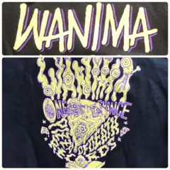 wanima パーカー ピザロゴ入り 黒色