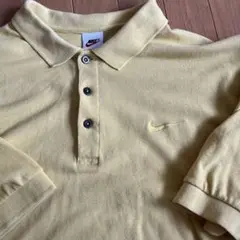 NIKE ポロシャツ　イエロー　90s