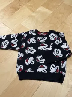 futafuta ミッキーマウス柄 ニットセーター 100cm