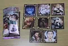 鬼滅の刃　シール烈伝　8枚セット　猗窩座　煉獄　善逸　蜜璃　他