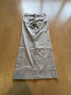 archive PUMA check wide pants y2k