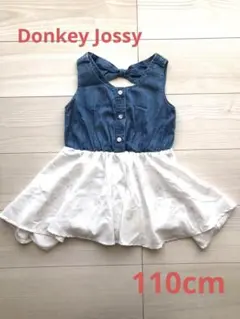 キッズ★ Donkey Jossy★ノースリーブワンピース★110cm★のサムネイル