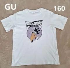 GU☆ドラゴンボール　160サイズ　白T　悟空　半袖Tシャツ　トップス　ごくうのサムネイル