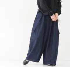 nest Robe コットンデニムバレルパンツ オンラインショップ限定のサムネイル