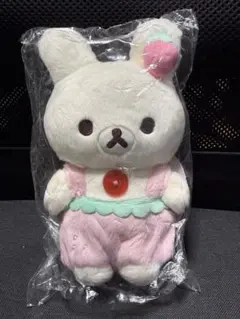 コリラックマのいちごないちにち チャイロイコグマ ぶらさげぬいぐるみ