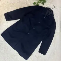 ジュンレッド メンズ ロングコート ジャケット アウター ネイビー L