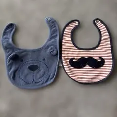 babyGap スタイ 2枚セット くま ひげのサムネイル