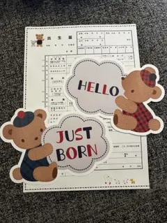 ファミリア 出生届＋フォトグッズ