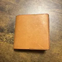 ジ*ー様 SYRINX Hitoe Fold Liscio キャメル 二つ折り財のサムネイル