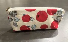 nocogou 北欧調 とまと柄 ペンケース ハンドメイド