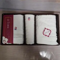 【匿名配送】今治タオル ギフト 3枚セット 未使用 白 未使用品 即購入可