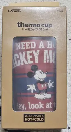 SKATER ミッキーマウス thermo cup 320ml【長期保管】