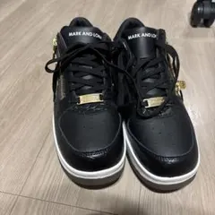 新品・未使用）Mark&Lona　本革　ゴルフシューズ　ブラック　24~24.5 MARK&LONA マークアンドロナ Ruler Green Sneaker ゴルフシューズ