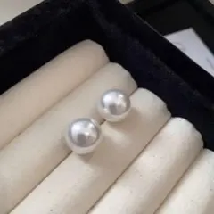 12mm 大粒 パール ピアス 上品 フォーマル 結婚式