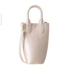 スターバックス　SAKURA2026　ボトルショルダーバッグ メタリックピンク