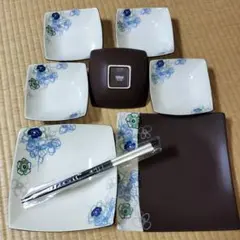 kansai　大皿小皿7枚セット菜箸付