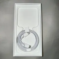 Apple純正ケーブル　USB-C to USB-C 充電ケーブル 未使用