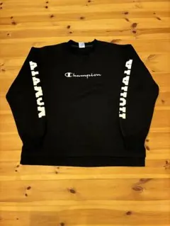 Champion ブラック トレーナー X-LARGE