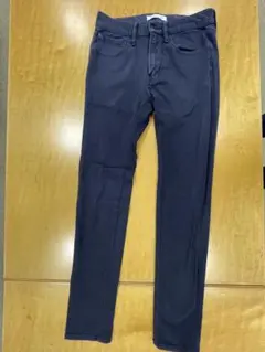 GU WONDER SHAPE ネイビー ストレッチスキニーパンツ