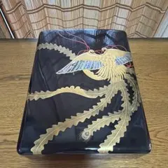 漆器調 硯箱 文箱 レターボックス お道具箱 書類箱 | Mercari