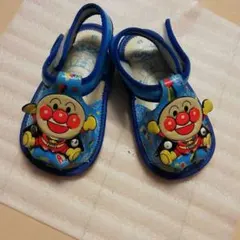 アンパンマン ベビーサンダル 青