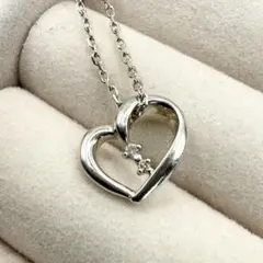 THE KISS ザキッス　オープンハート　ネックレス　silverのサムネイル