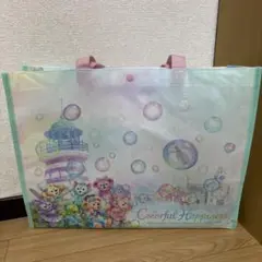カラフルハピネス　ダッフィーアンドフレンズ 20周年 ショッピングバッグ　新品