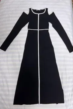 CALNAMUR ニットワンピース オフショル