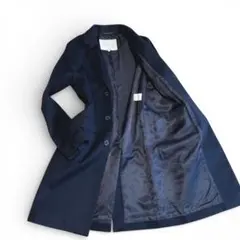 ☆美品☆ MACKINTOSH チェスターコート ウール 36 S ネイビーのサムネイル